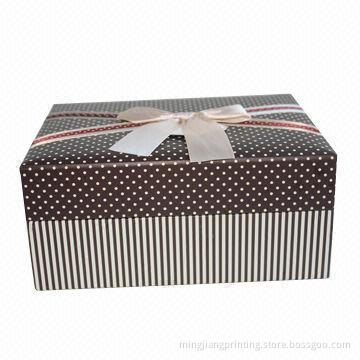 Satin Gift Box with Ribbon Bow